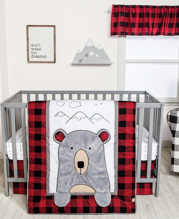 Trend Lab Peak-a-Bear 3-Piece Crib Bedding Set