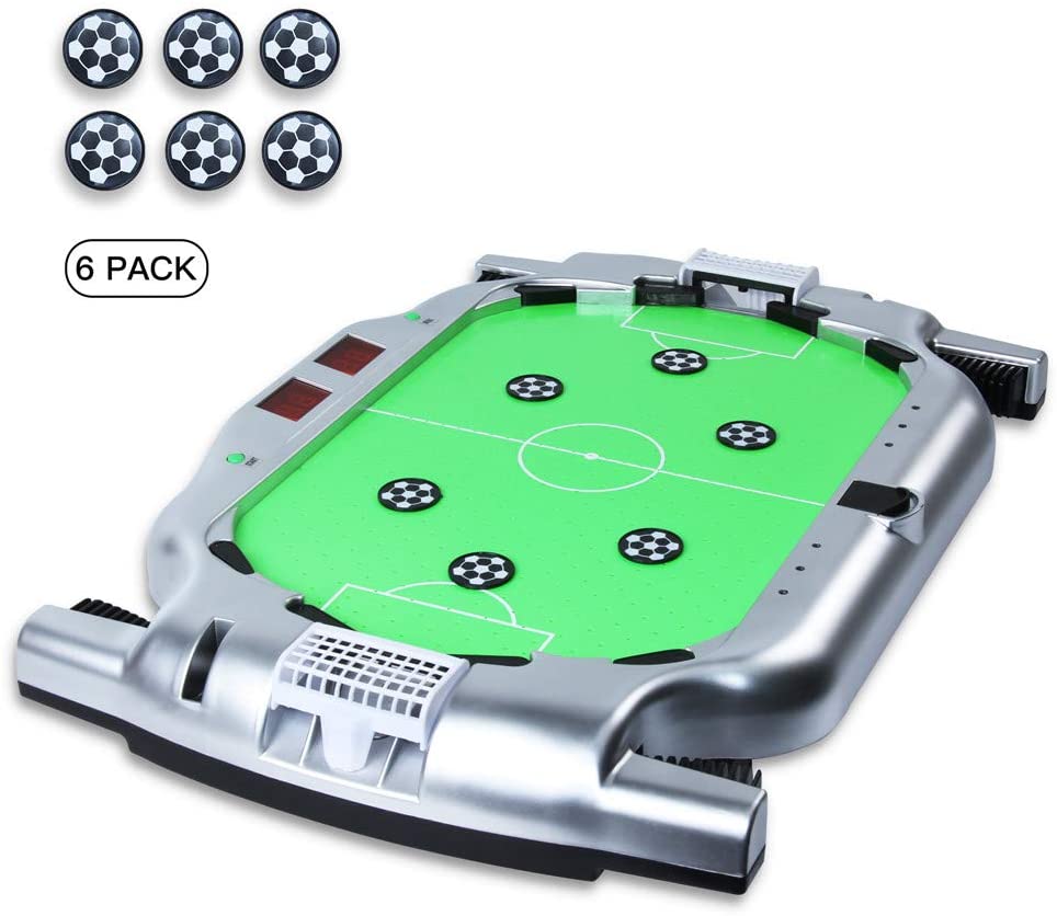 Two Player Desktop Soccer Game - Foosball Table, Mini Tabletop Billiard Game Accessories Soccer Tabletops Competition Games Sports Games Family Night