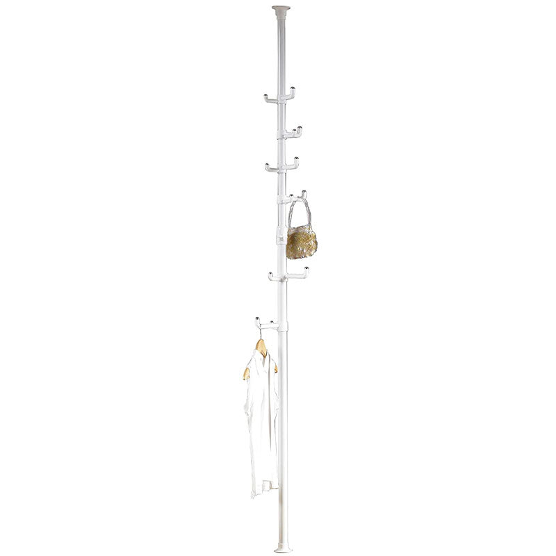 Prince Hanger One touch Pole Hanger Coat Rack (White)