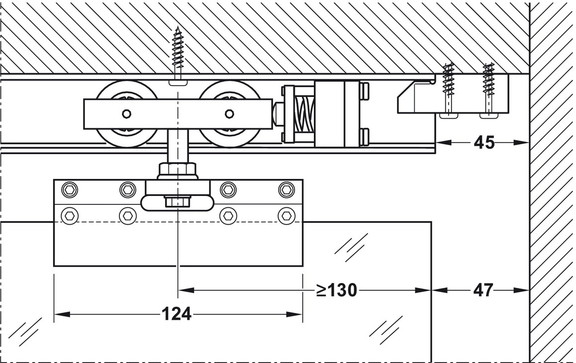 Hafele 940.80.320 Spring buffer  for Hawa Junior 8...