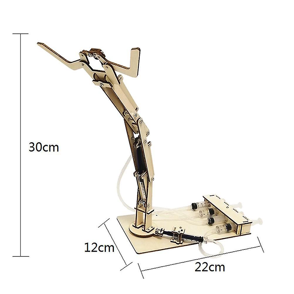 Hydraulic Mechanical Arm DIY Models Building Toy Science Educational Model Toy Children Birthday Gift