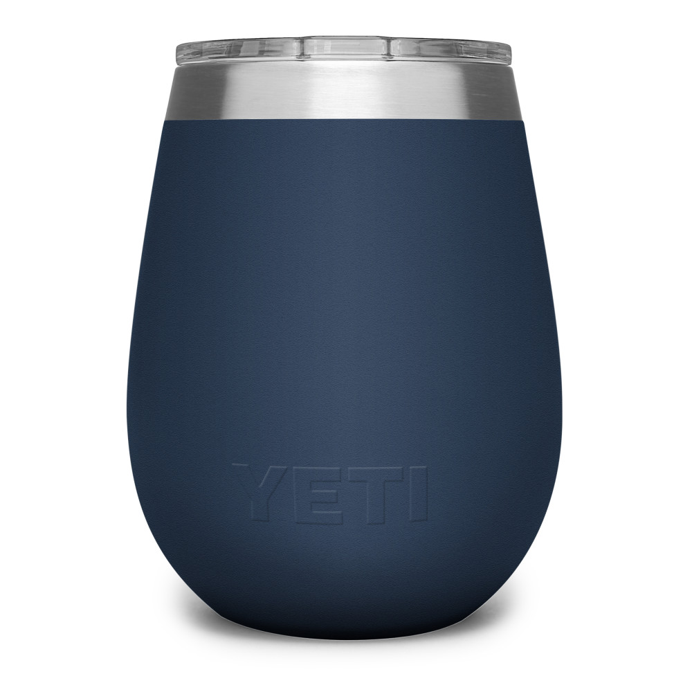 Yeti Rambler Wine Tumbler with MagSlider Lid 10oz， Navy