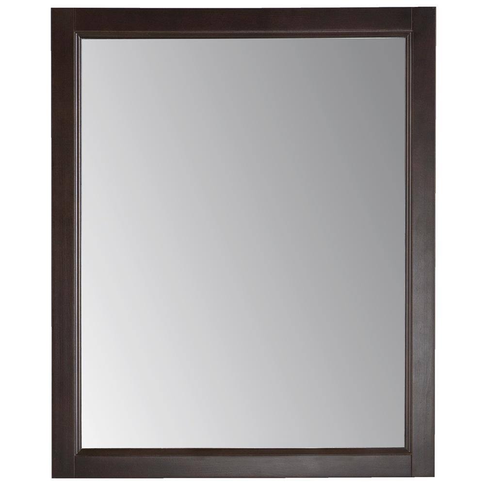 Glacier Bay Northwood 26 in. x 31 in. Wood Framed Wall Mirror in Dusk NWWM26-DK