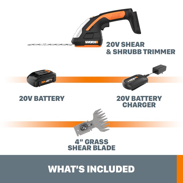 Cordless Shear And 8 quot Shrubber Trimmer