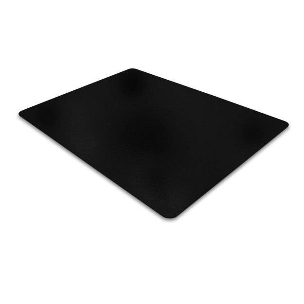 Vinyl Chair Mat For Carpets Rectangular Black Floortex