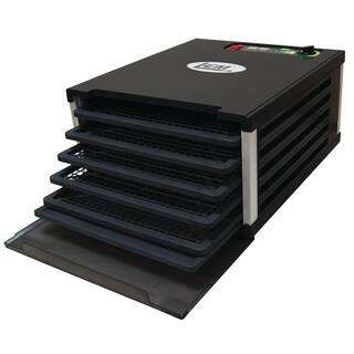 LEM 5-Tray Black Food Dehydrator with Built-In Timer 1152