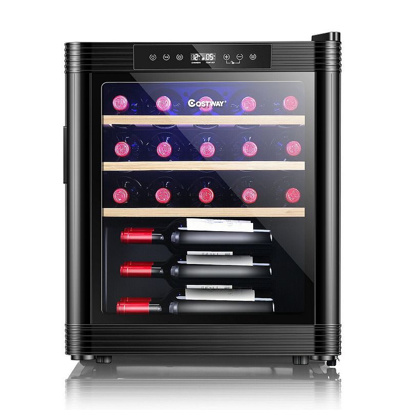 21 Bottle Compressor Wine Cooler Refrigerator with Digital Control