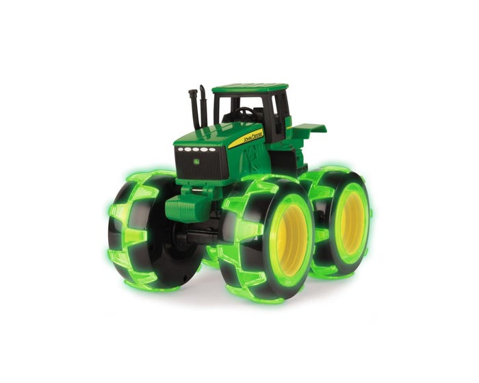 John Deere Monster Treads Lightening Wheels， Toy Tractor - 46434B