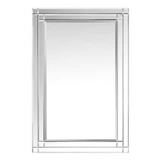 StyleWell Medium Rectangle Beveled Glass Classic Mirror (36 in. H x 24 in. W) MR20361-HD