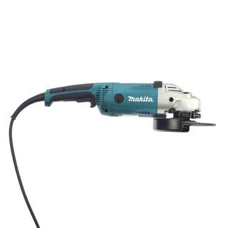 Makita 15 Amp 7 in. Corded Angle Grinder with Grinding wheel Side handle and Wheel Guard GA7021