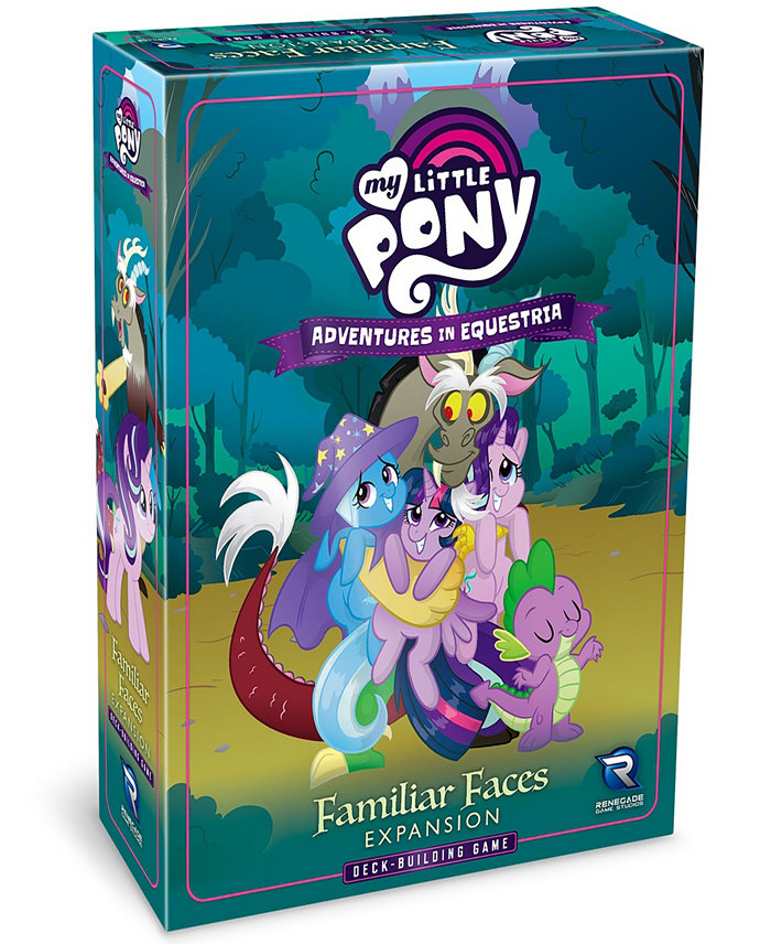 Renegade Game Studios My Little Pony Adventures in Equestria - Familiar Faces Expansion Deck-Building Game Set  98 Pieces