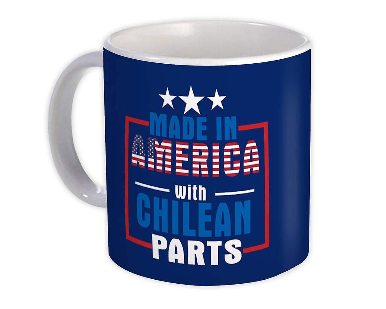 Gift Mug: Made in America with Chilean Parts Expat