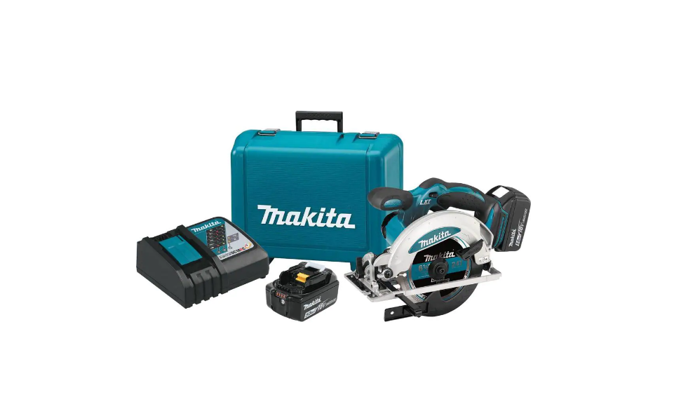 Makita XSS01T 18-Volt 5.0 Ah LXT Lithium-Ion Cordless 6-1/2 in. Circular Saw Kit