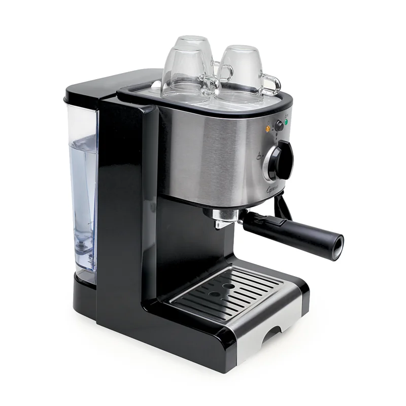 Capresso 116.04 Pump Espresso and Cappuccino Machine EC100， Black and Stainless