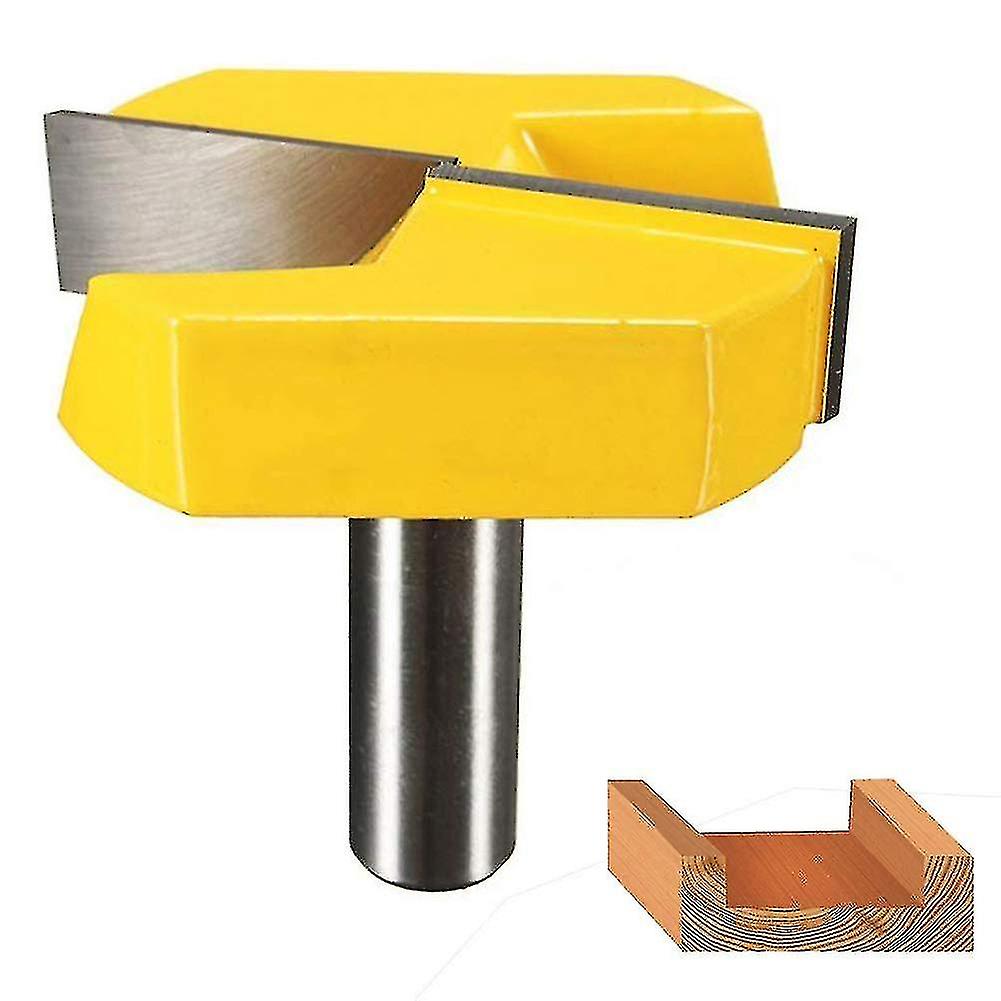 1/2 Shank 5.8cm Diameter Tungsten Carbide Double Flute Cutter Router Bit For Woodworking