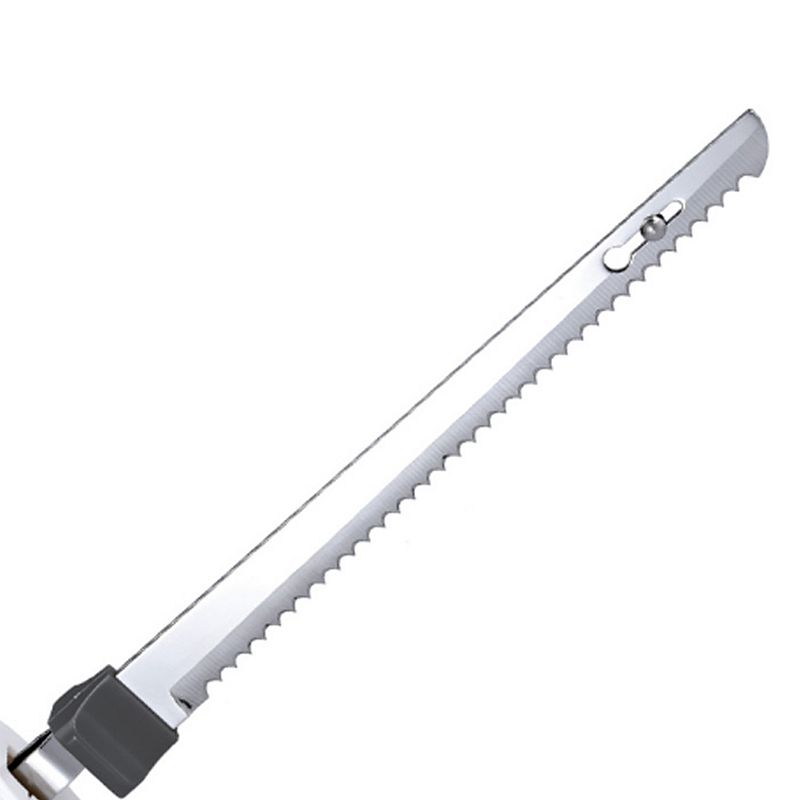 Brentwood 7.5-Inch Electric Carving Knife in White