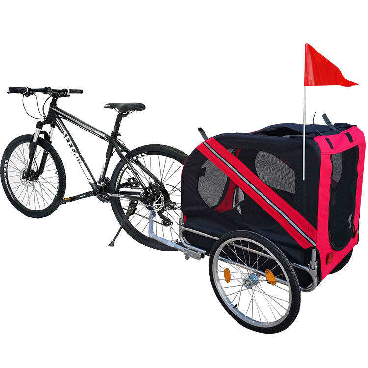 Outdoor Travel Pet Dog bike Trailer pet carrier bicycle trailer