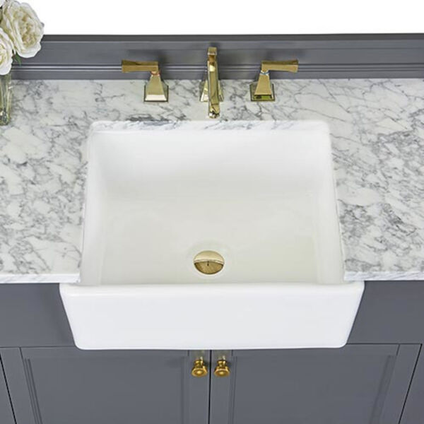 Adeline Sapphire 36-Inch Vanity Console with Farmhouse Sink