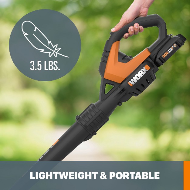 Worx Wg545 9 20v Power Share Air Cordless Leaf Blower amp Sweeper tool Only