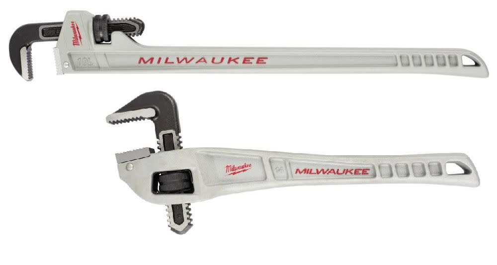 MW 10L Aluminum Pipe Wrench and 14