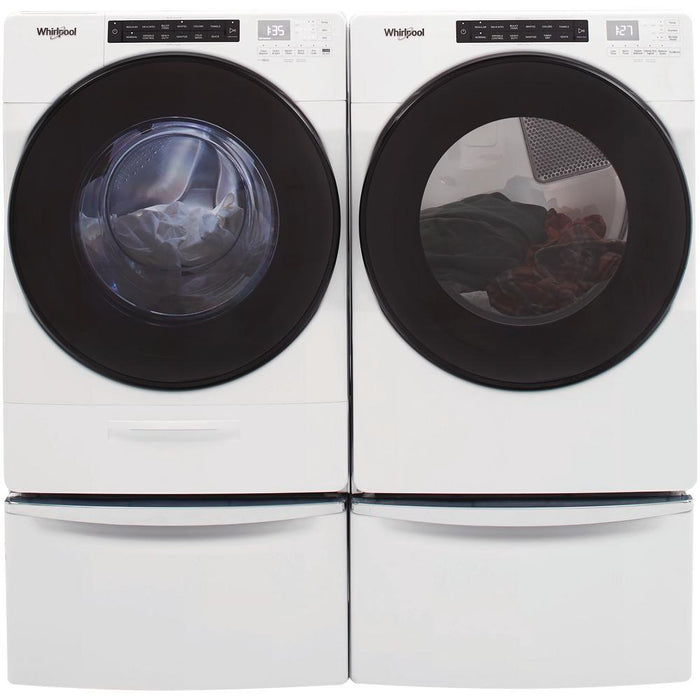 Whirlpool WFW6620HW 52 cu ft ClosetDepth Front Load Washer With Lo