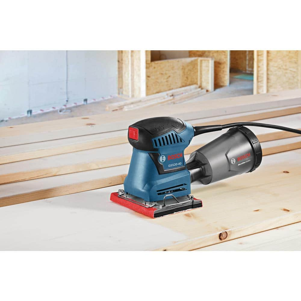 Bosch 2 Amp 1/4 in. Corded Sheet Orbital Finishing Sander GSS20-40