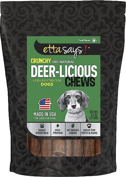 Etta Says! Crunchy Deer-Licious Chews Dog Treats