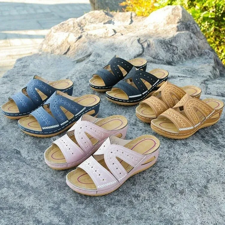 🔥🔥Women Non-slip Sandal Soft Open Toe Large Size Breathable hill