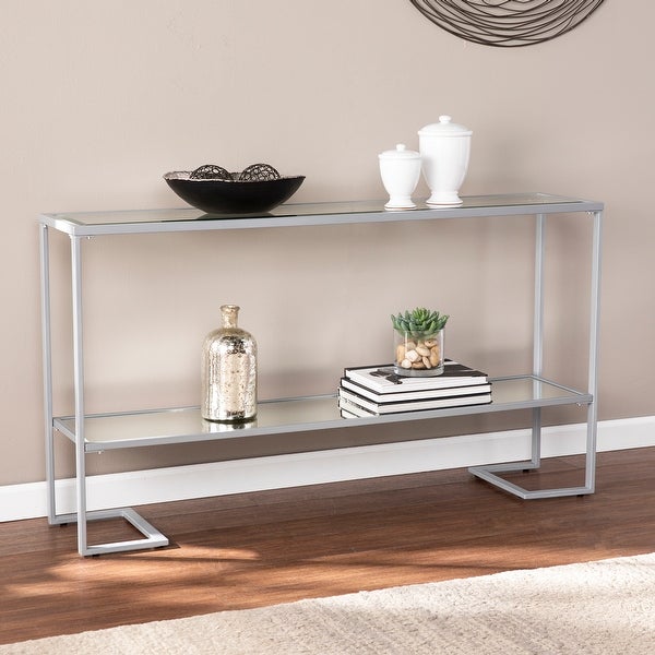 SEI Furniture Sampson Glam Narrow Console Table