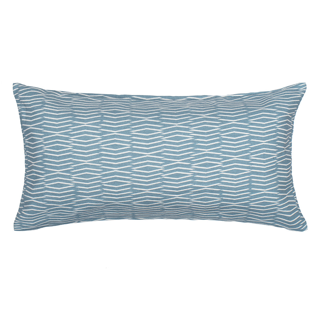 Dusk Wavelet Throw Pillow