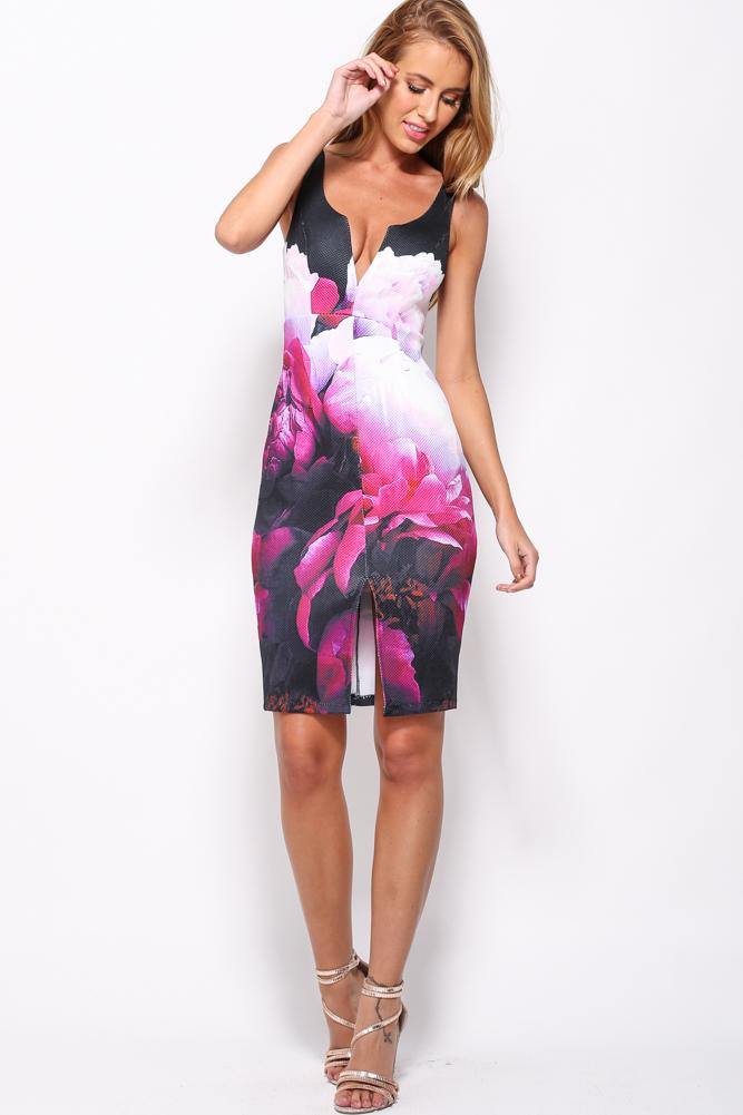 Look Into My Eyes Midi Dress