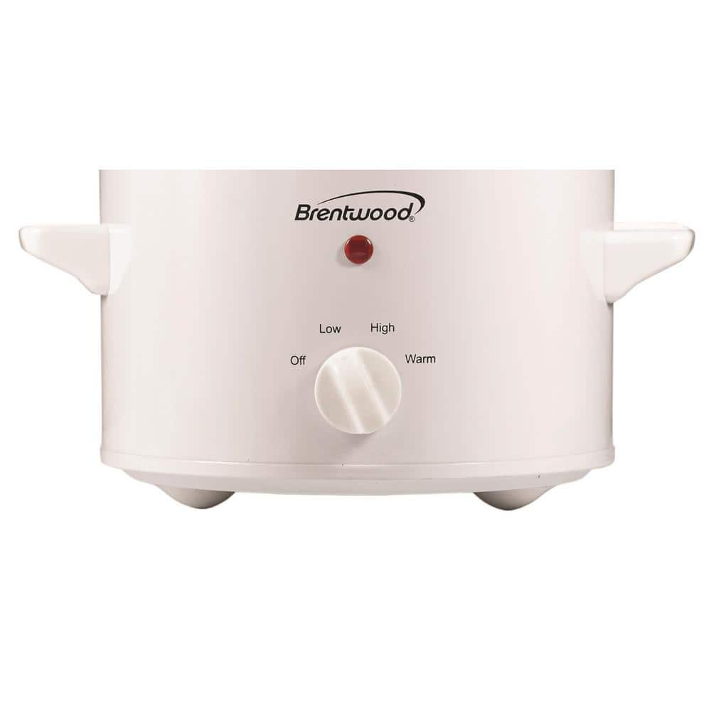 Brentwood Appliances 1.5 Qt. White Slow Cooker SC-115W