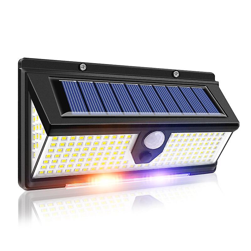 Solar Led Light Outdoor Garden Decoration 190led Lights With 4 Working Mode Ip65 Waterproof Solar Motion Sensor Wall Lamp