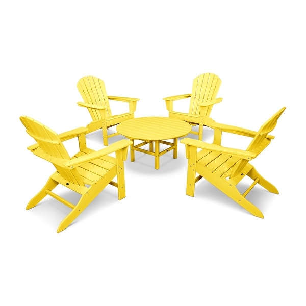 POLYWOOD South Beach 5Piece Conversation Group