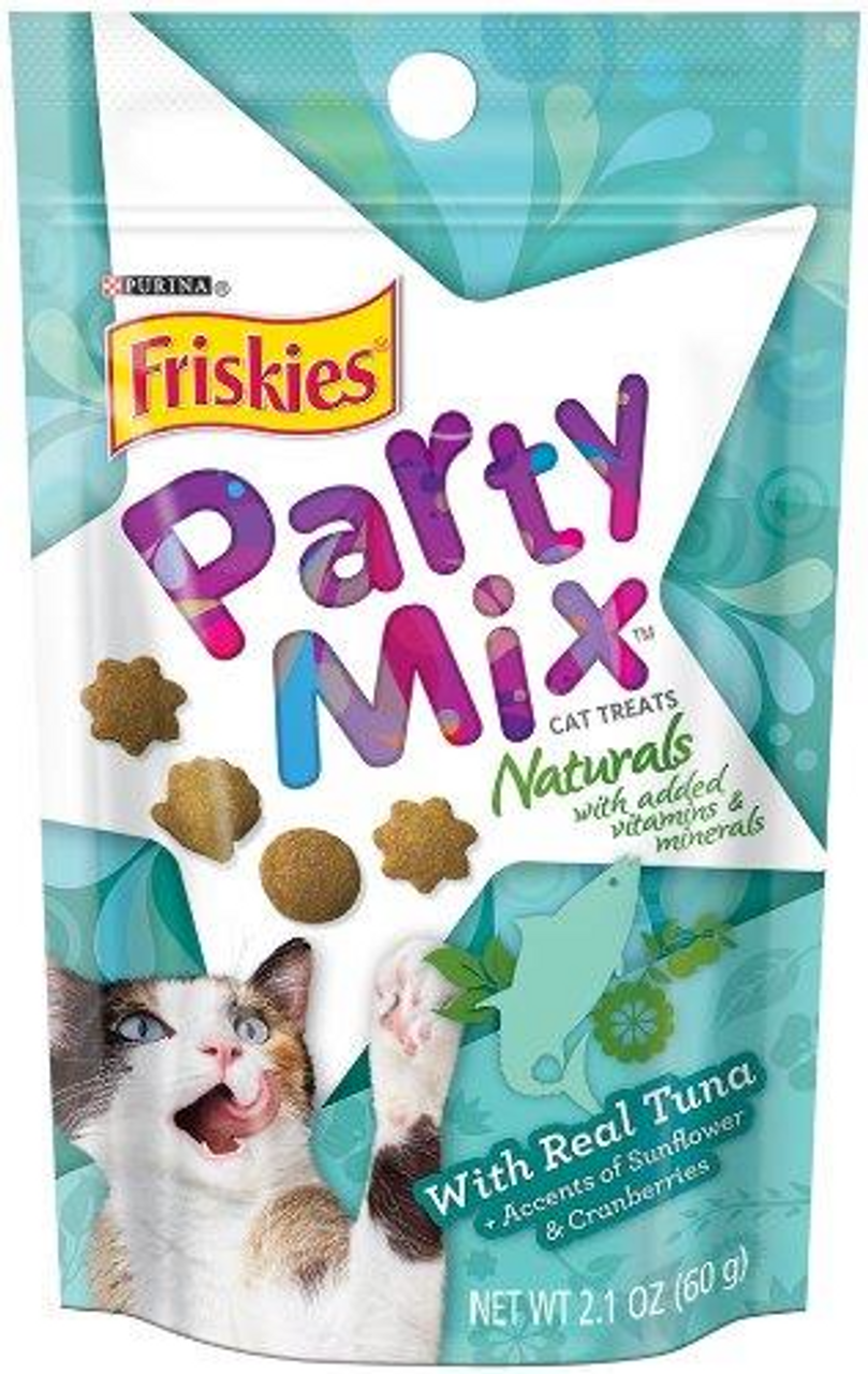 Friskies Party Mix Naturals Real Tuna Flavored Cat