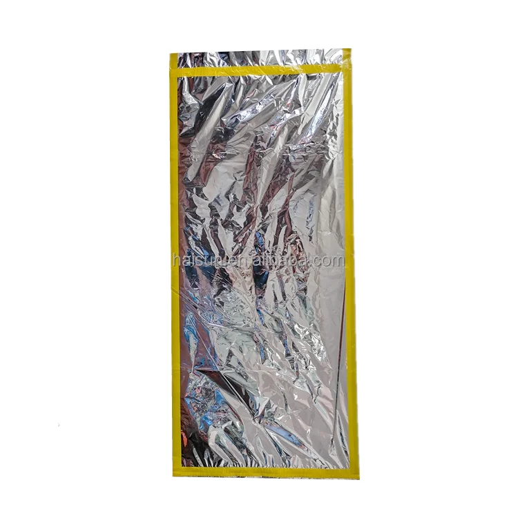 MU Emergency Sleeping Bag Survival Mylar Thermal Blanket Body Warmer For Outdoor  First Aid  Camping Gear  Hiking Travel