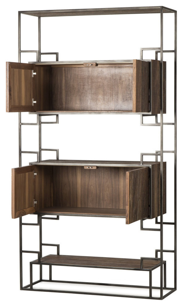 Anna Bookcase   Industrial   Bookcases   by V.S.D Furniture  Houzz