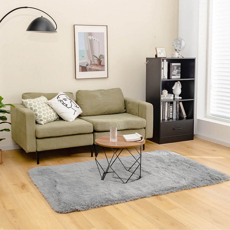 Modern Soft Shag Rug with Non-slip Grip Dots