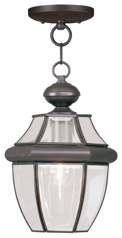 Livex Monterey Outdoor Hanging Lantern   Traditional   Outdoor Hanging Lights   by Designer Lighting and Fan  Houzz