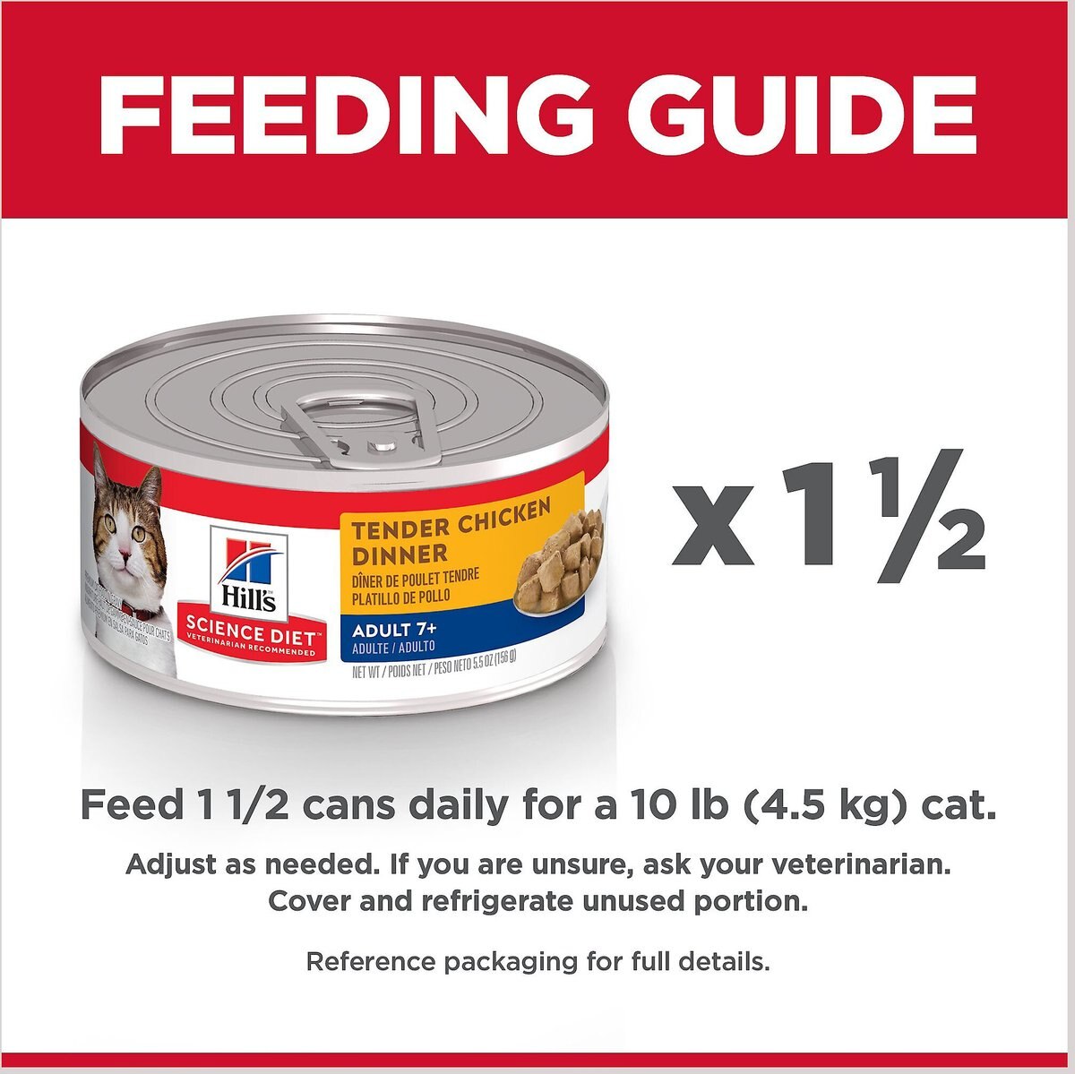 Hill's Science Diet Adult 7+ Tender Chicken Dinner Canned Cat Food