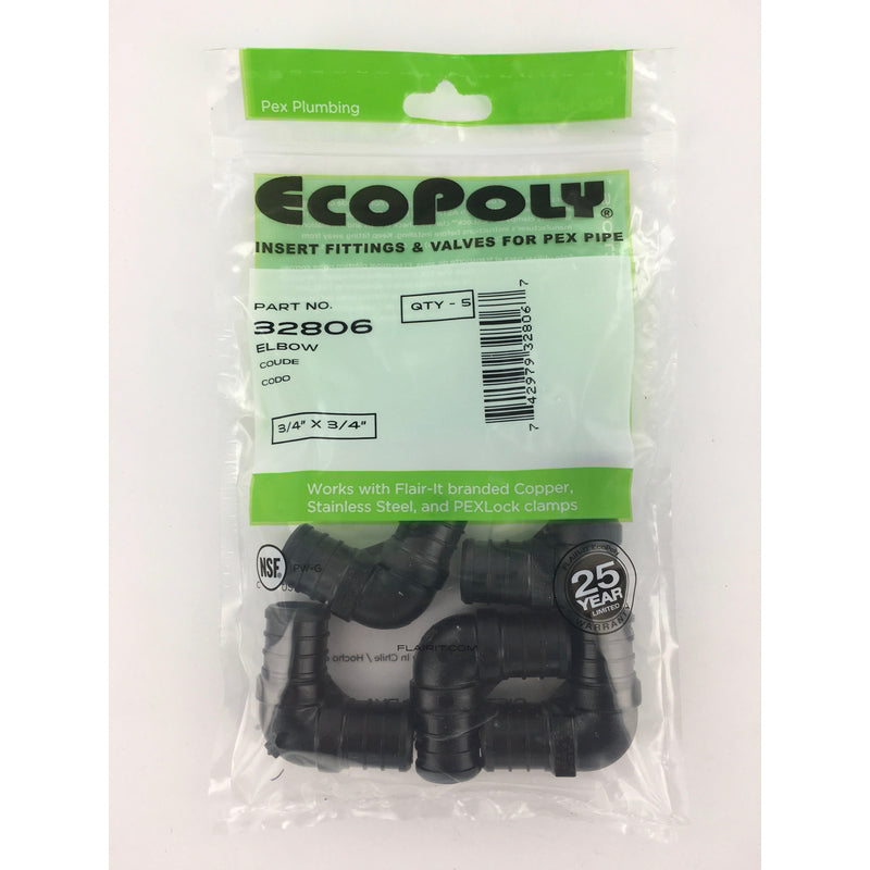 ECOPOLY ELBW 3/4X3/4 5PK