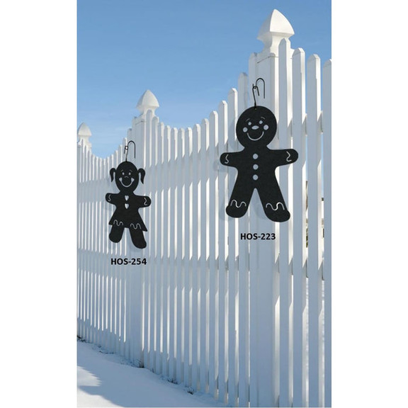 Village Wrought Iron HOS 223 Gingerbread Boy   Dec...