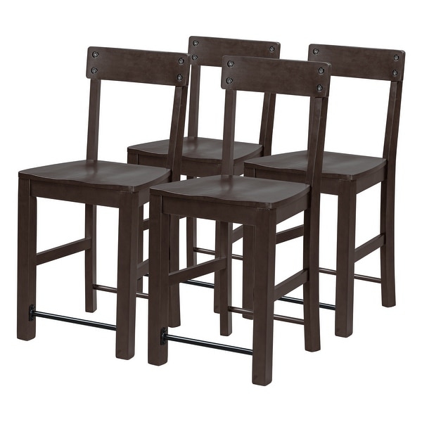 Dining Room Chairs with Ergonomic Design， Set of 4