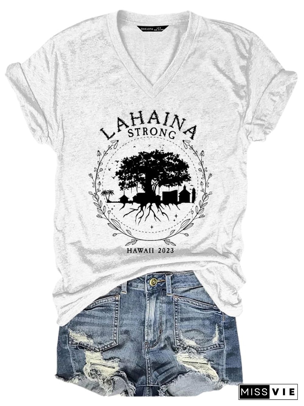 Women's Lahaina Strong Casual T-Shirt