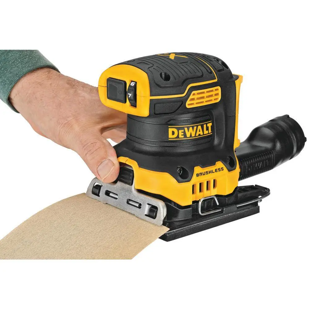 DEWALT ATOMIC 20V MAX Cordless Brushless Compact 12 in. DrillDriver Kit with 20V Brushless 14 Sheet Sander (Tool Only) DCD708C2WDCW200