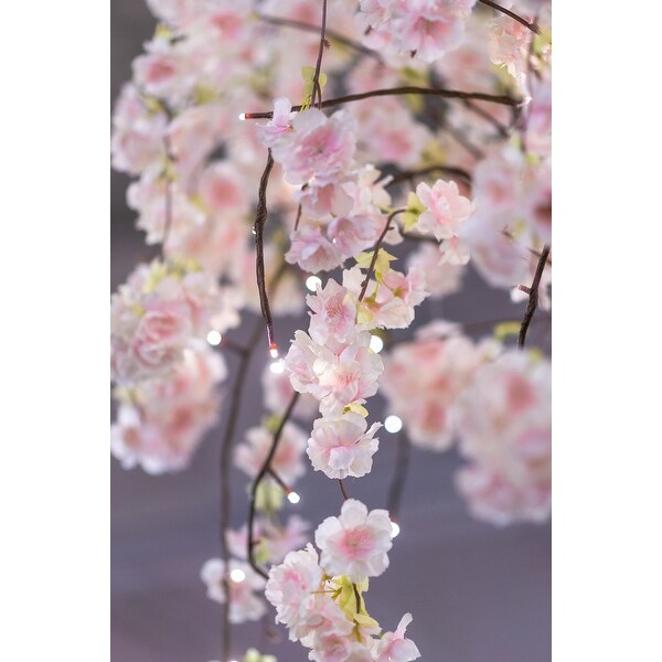 Medium Pink Cherry Blossom Tree With 84 Warm White Led