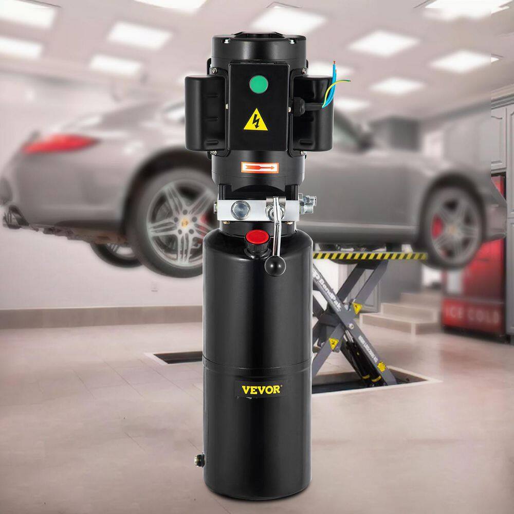 VEVOR 110-Volt 2.64 Gal. Car Lift Hydraulic Power Unit Auto Lifts Hydraulic Pump Automotive for 2 and 4 Post Lift Auto Hoist CZYYBCZJSQMC00001V1