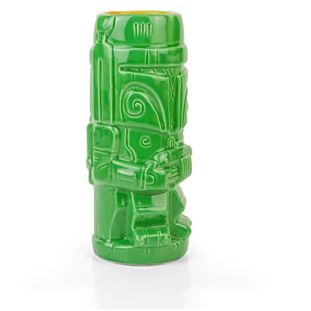 Beeline Creative Geeki Tikis Star Wars Boba Fett Mug Ceramic Tiki Style Cup Holds 13 Ounces