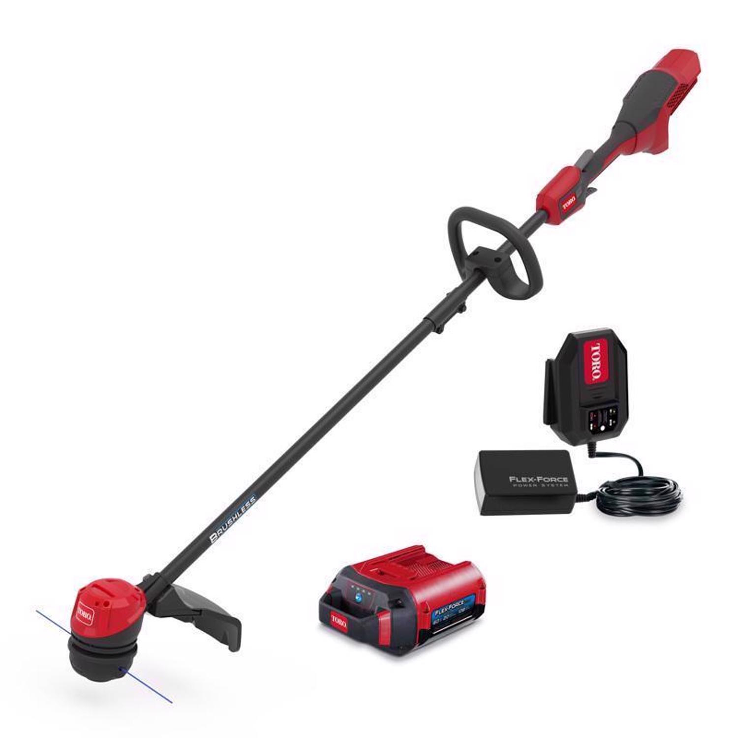 Toro Flex Force 51831 15 in. 60 V Battery String Trimmer Kit (Battery and Charger)