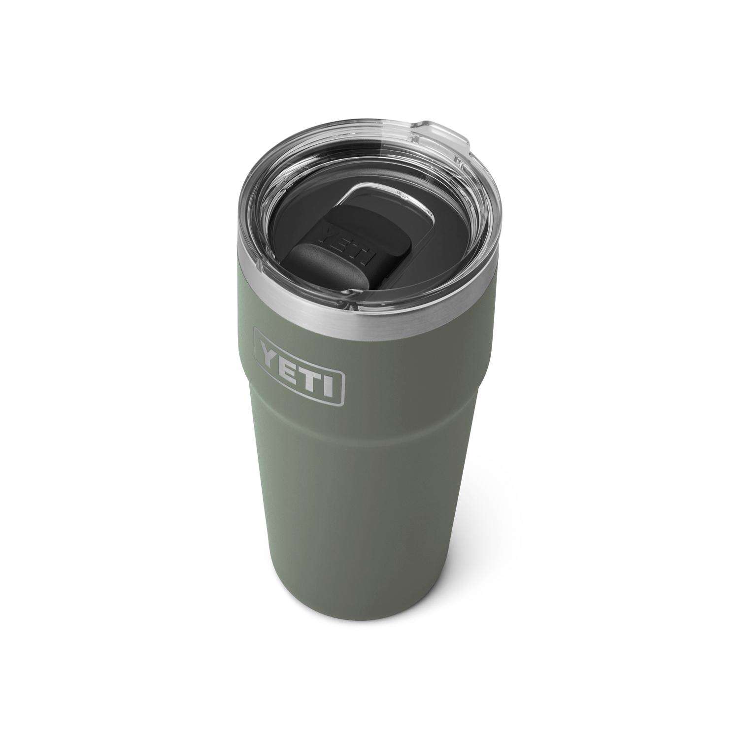 YETI Rambler 16 oz Camp Green BPA Free Tumbler with MagSlider Lid